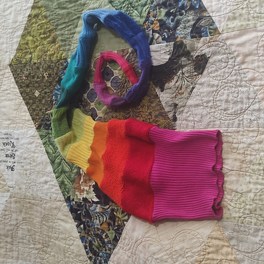 Rainbow Elf Hat - Picture 2 of 5